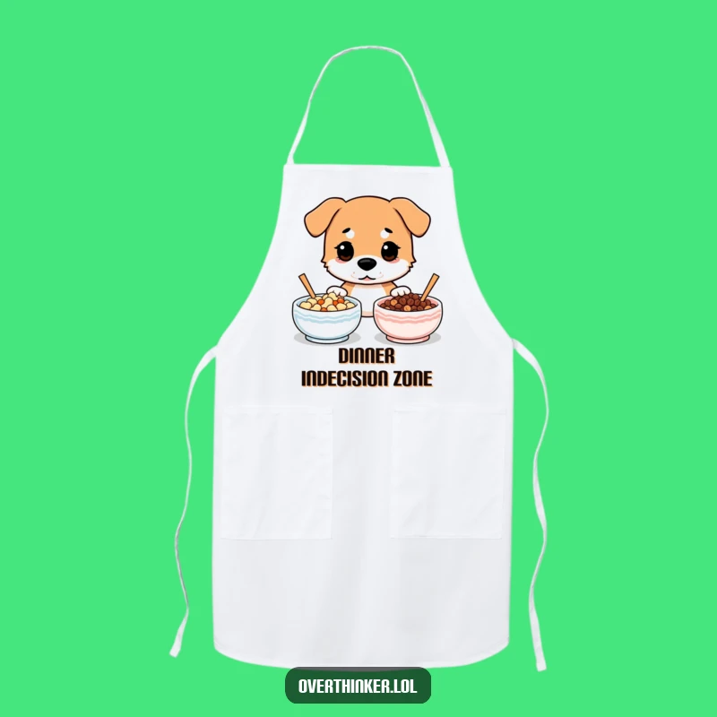 Funny Dog Chef Apron: Hilarious Kitchen Gear for Indecisive Foodies