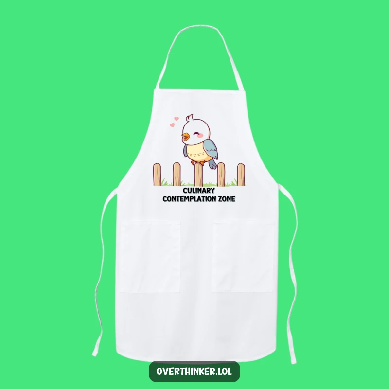 Funny Bird Chef Apron: Hilarious Kitchen Gear for Thoughtful Cooks