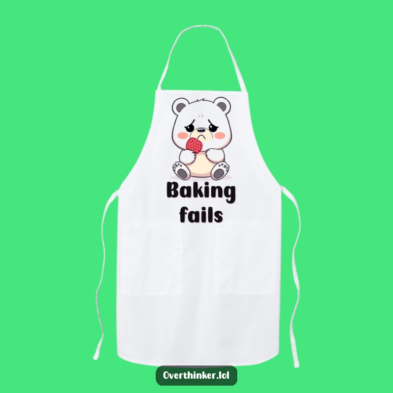 Funny Grumpy Bear Chef Apron - Berry Disappointed Cook for a Funny Gift