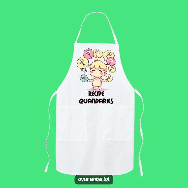 Funny Juggling Questions Apron: Culinary Conundrum Gift