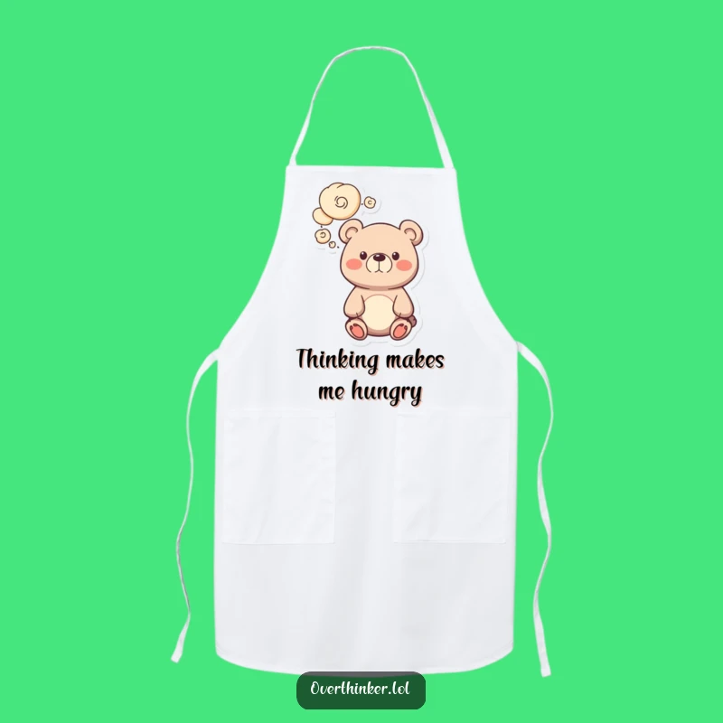 Funny Bear Apron, Kitchen Fun for the Thoughtful Chef