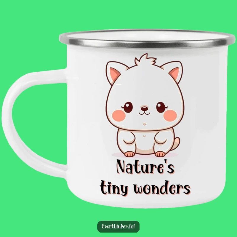 Funny Intense Focus Kawaii Camping Mug: Cute Animal Adventure Mug, Funny Gift
