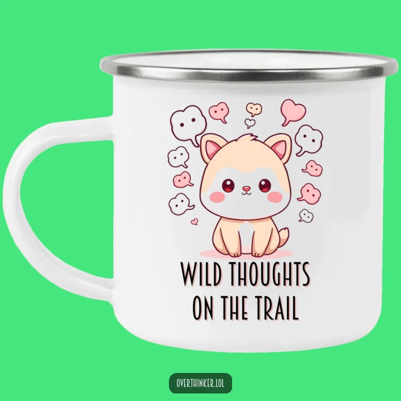 Funny What If Kawaii Camping Mug: Cute Animal Adventure Mug, Funny Gift