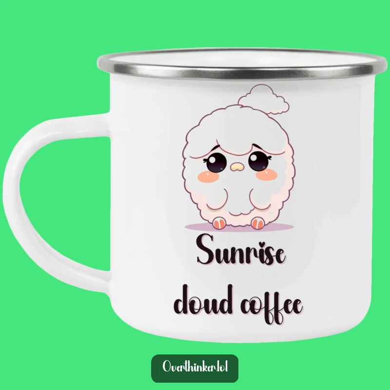 Funny Camping Mug: Fluffy's Campfire Sky, Outdoor Dreamer Mug, Best Funny Gift!