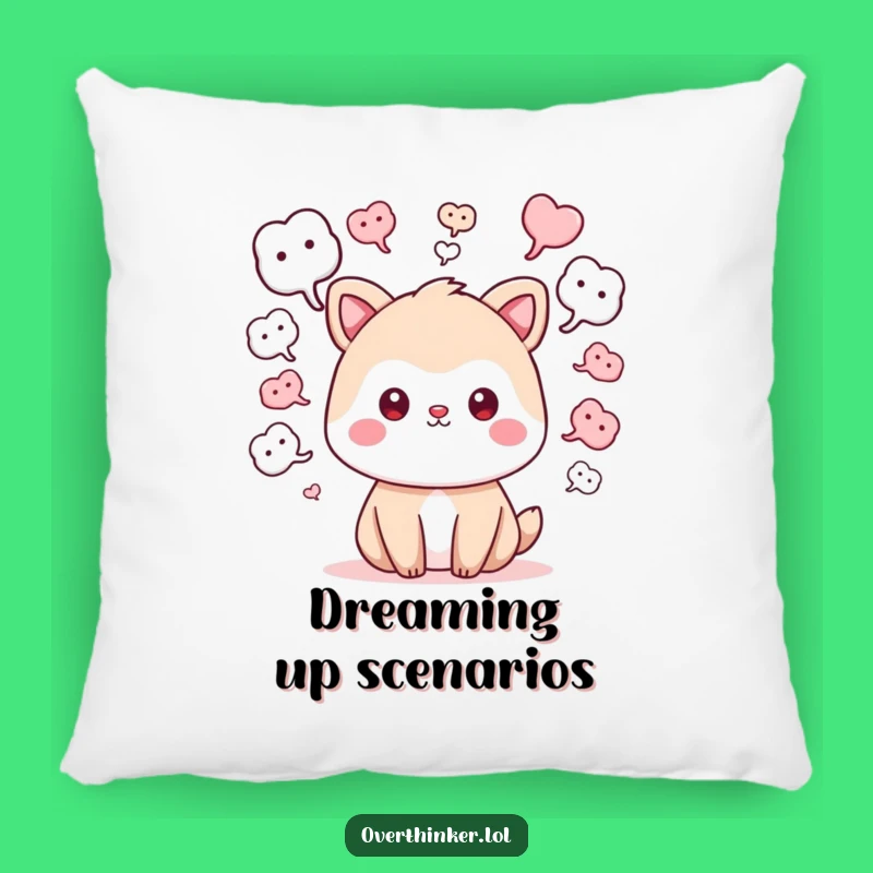 Funny What If Kawaii Pillow: Cute Animal Comfort, Perfect Comfy Funny Gift