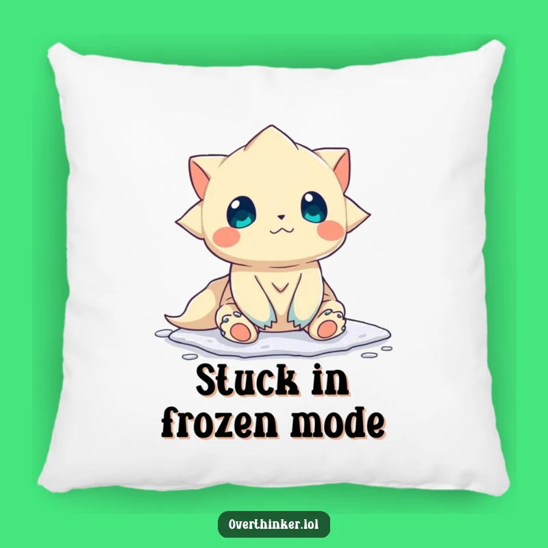 Soft Funny Indecisive Creature Pillow - Comfy Support for Tough Choices