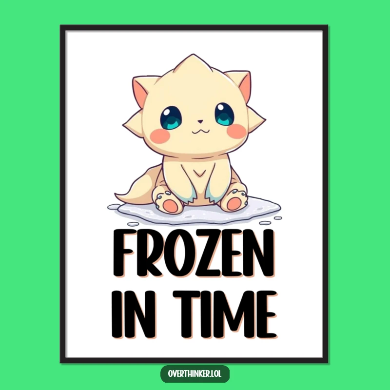 Funny Indecisive Creature Digital Art - Instant Quirky Decor & Gift