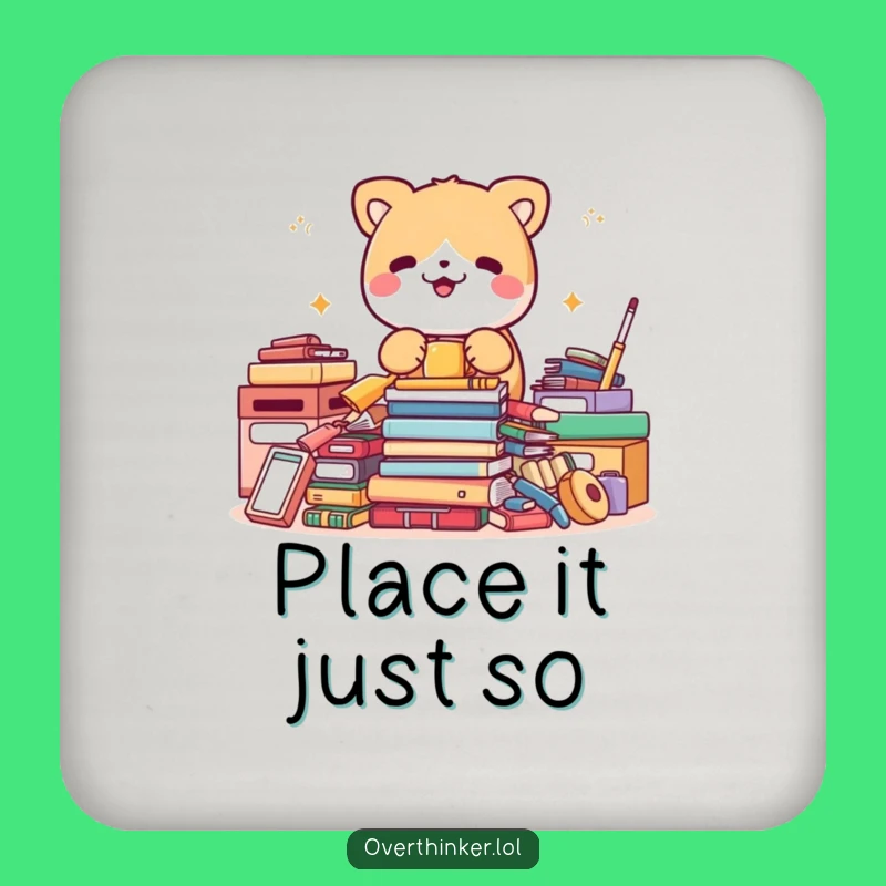 Funny Coasters: Neat Animal Organizes, Protect Surface Funny Gift Set