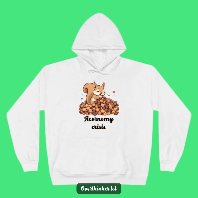 Funny Squirrel Hoodie: Cozy Up with a Stressed Rodent, Perfect Funny Gift