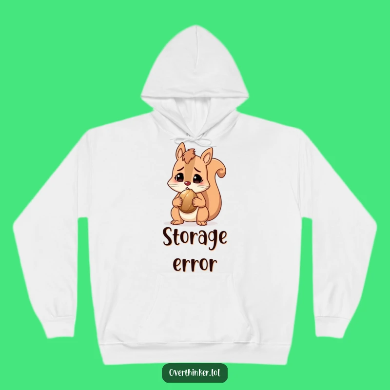 Funny Squirrel Hoodie, Cozy Comfort for the Perplexed and Playful