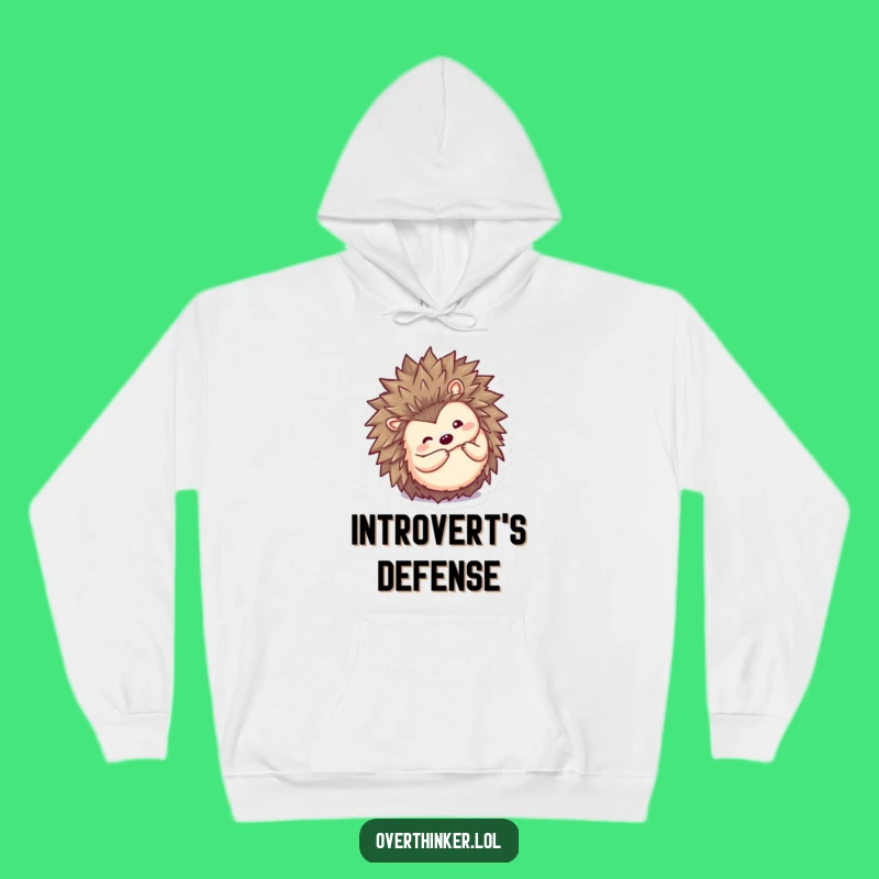 Funny Kawaii Hedgehog Hoodie: Cozy Hideaway Surprise, Perfect Comfort Gift