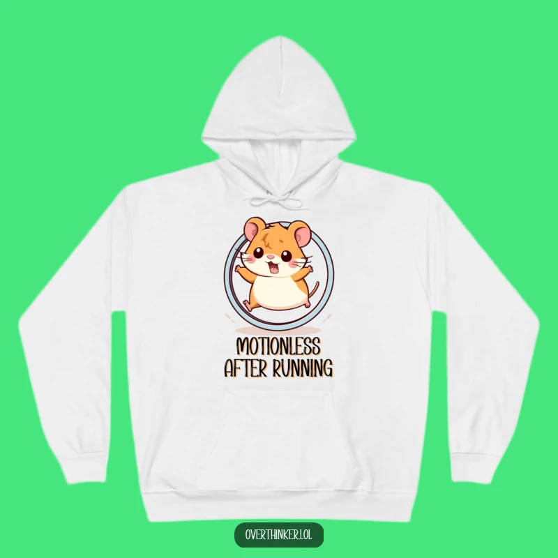 Cozy Funny Kawaii Hamster Wheel Hoodie - Your Essential Funny Gift
