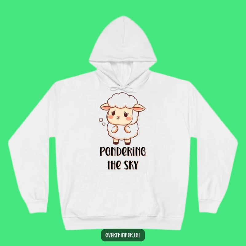 Funny Sheep Cloud Hoodie: Cozy Up with Hilarious Questions!