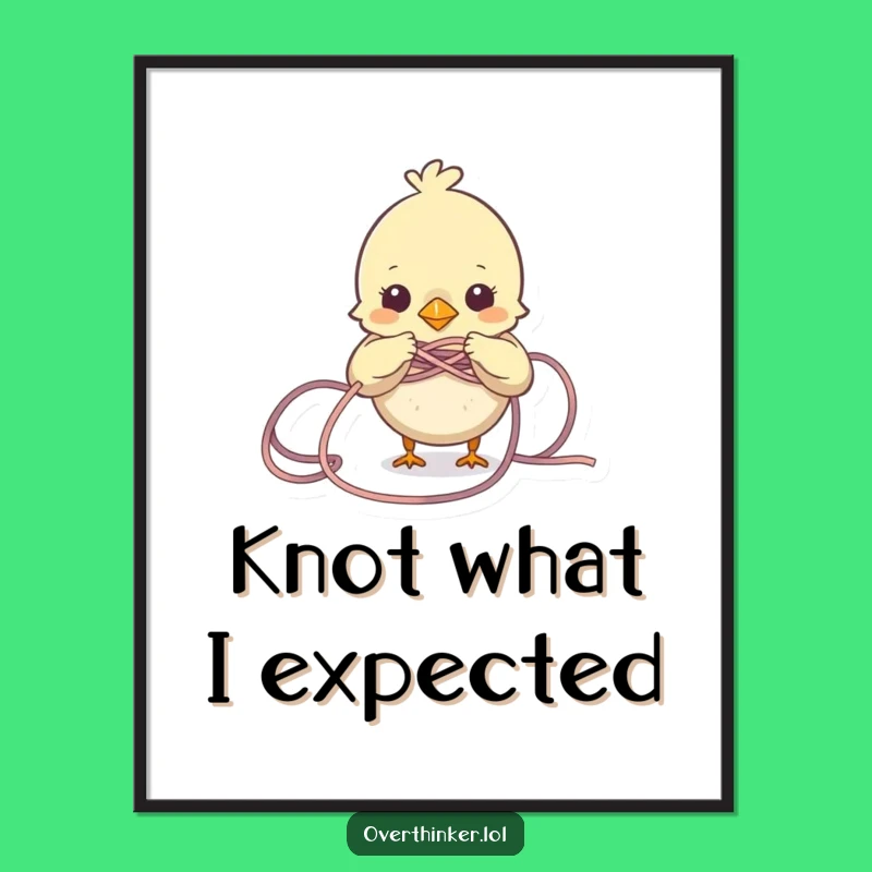 Free Printable Bird Art: Yarn Tangle Humor, Quaint Decor, Downloadable