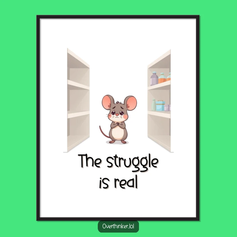 Free Printable Empty Pantry Wall Art: Funny Downloadable Decor for Minimalists