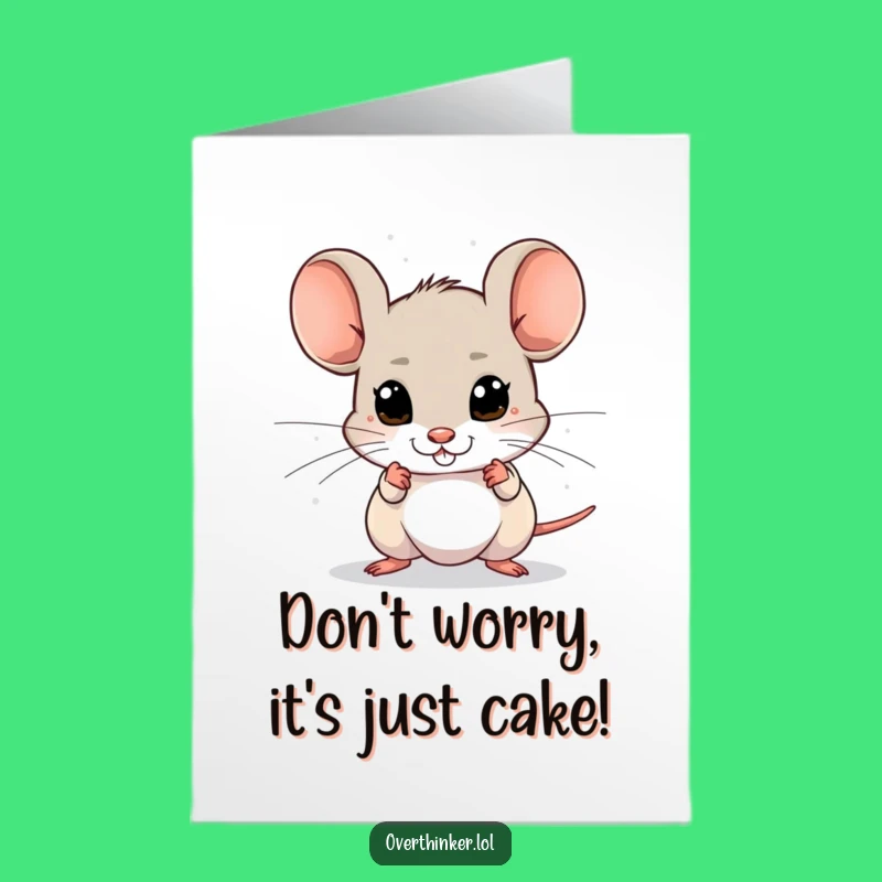 Funny Mouse's Free Printable Birthday Card: Sensing Fun & Downloadable Wishes