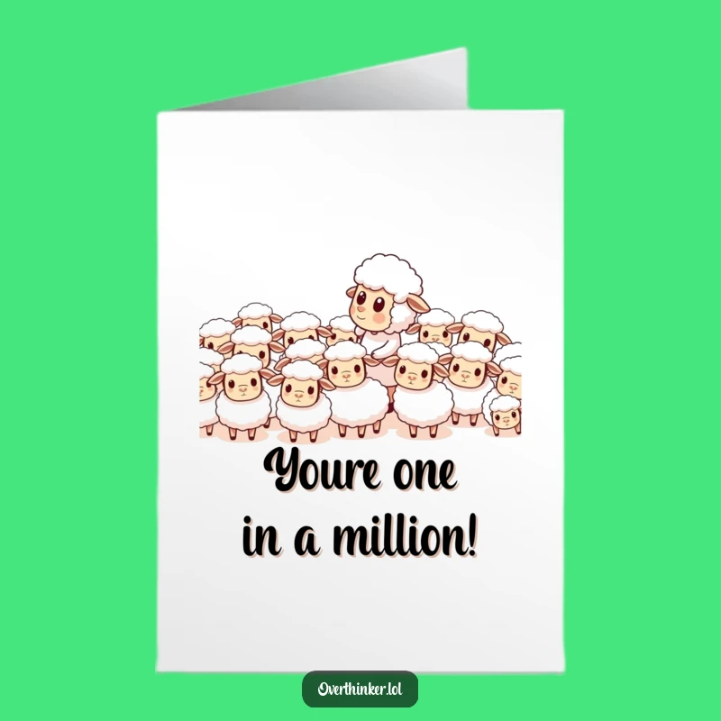Free Printable Confused Sheep Congrats Card Funny Downloadable Gift for Mismatched Success