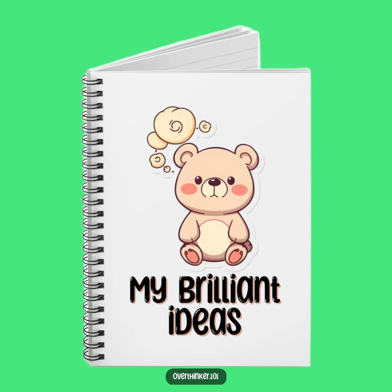 Funny Bear Notebook, Perfect for Jotting Down Humorous Thoughts