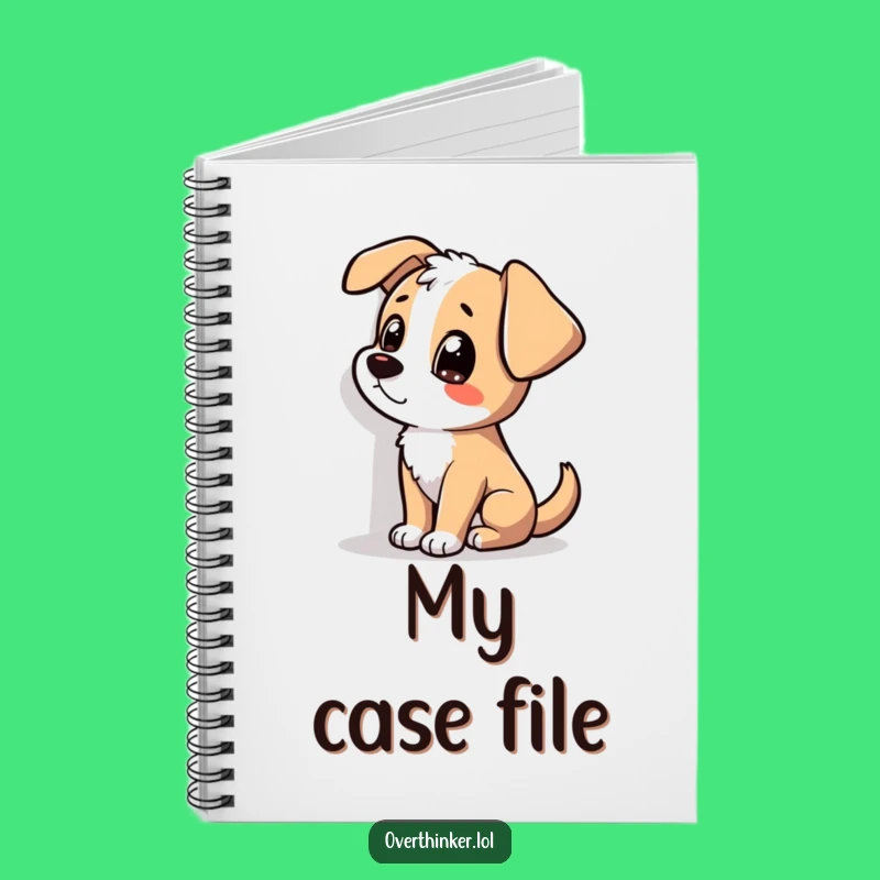 Funny Dog Notebook: Shadow Staring, Jot Down Doggy Thoughts