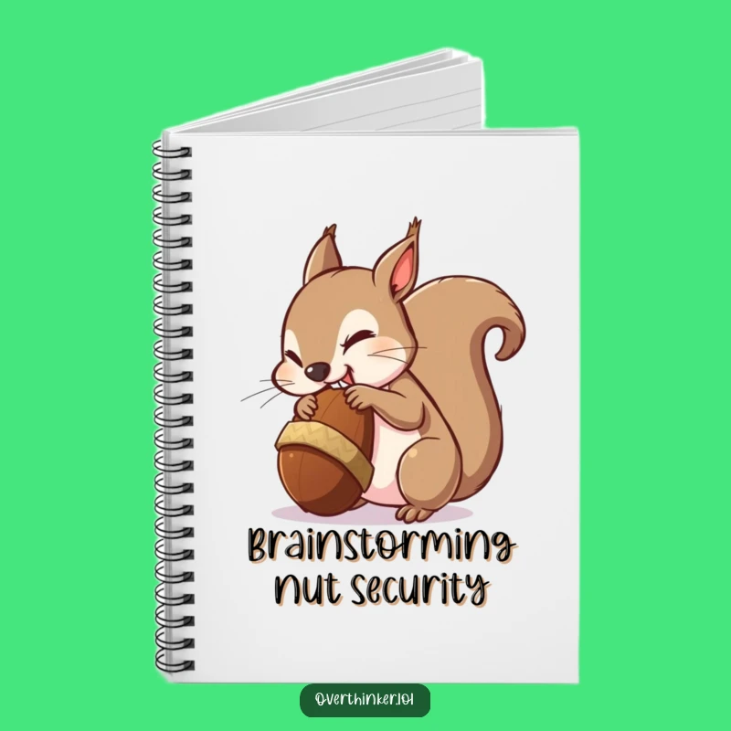 Funny Squirrel's Big Acorn Ideas Notebook: Hilarious Journal for Comical Thoughts