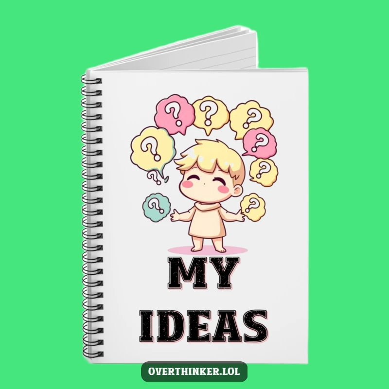 Funny Juggling Questions Notebook: Idea Keeper Gift