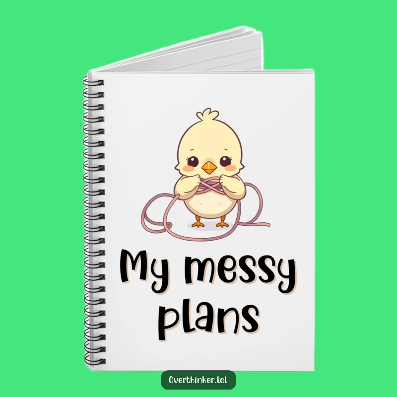 Funny Bird Notebook: Untangle Your Thoughts, The Perfect Funny Gift