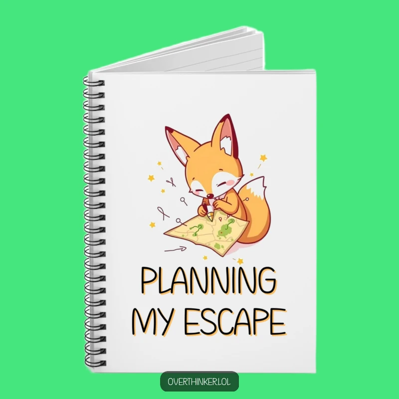 Funny Fox Notebook, Perfect for Planning Your Hilarious Adventures