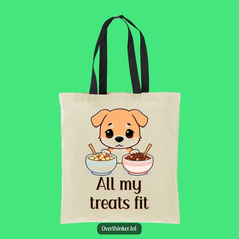 Funny Dog Food Bowl Tote Bag: Hilarious Accessory for Indecisive Pet Owners