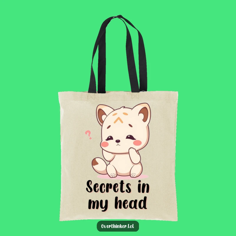 Funny Tote Bag: Memory Lane Animal Design, Carry Your Thoughts Humorous Gift!